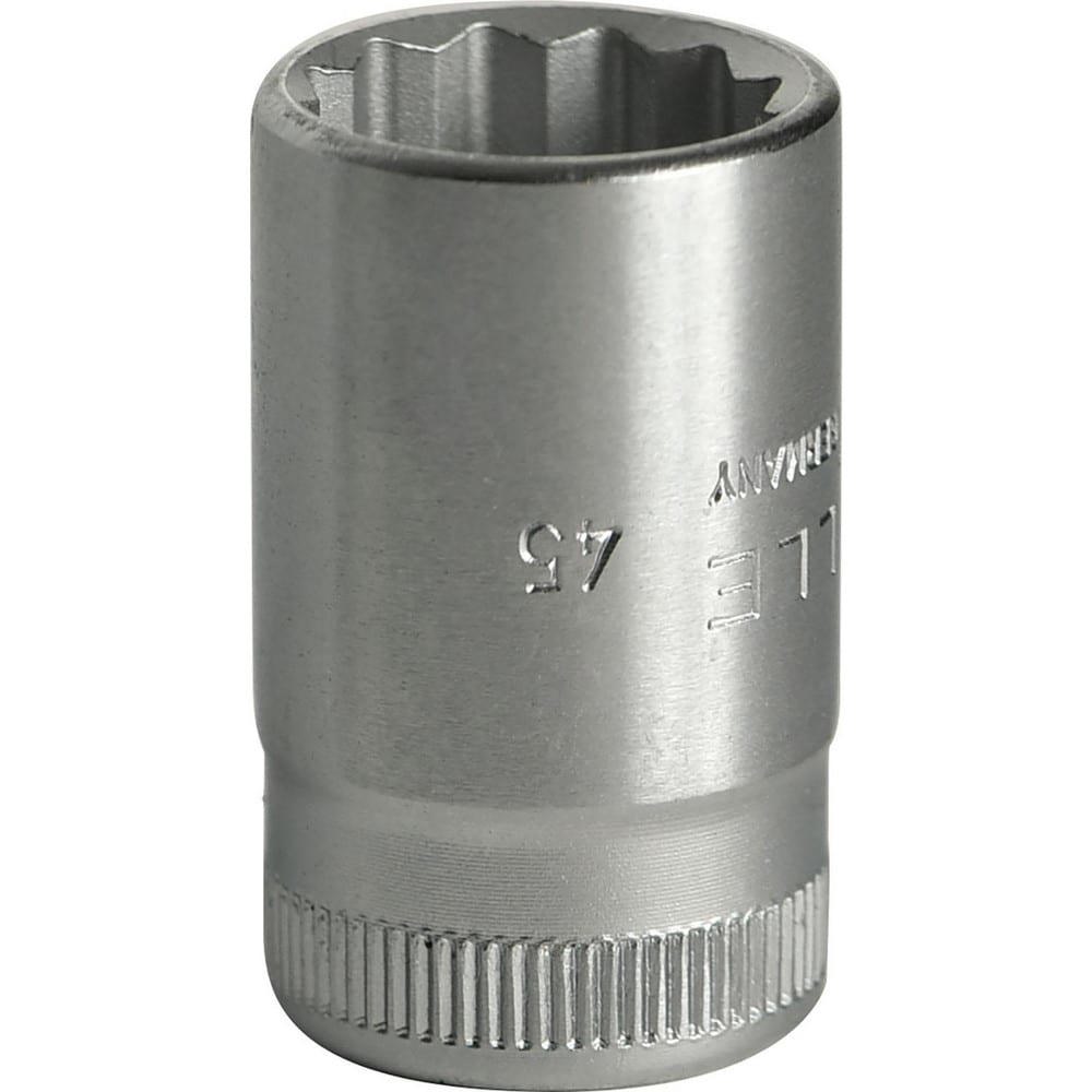 Hand Sockets; Socket Type: Standard ; Drive Size: 3/8in (Inch); Socket Size (mm): 13 ; Drive Style: Hex ; Number Of Points: 12 ; Overall Length (Decimal Inch): 0.9500