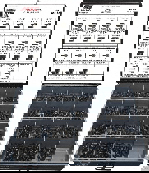 360 Piece Steel Socket Head Cap Screws