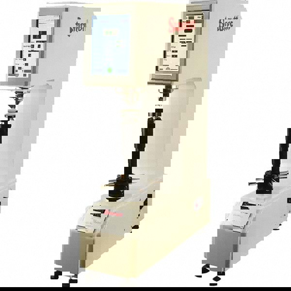 Bench Top Hardness Testers; Scale Type: Rockwell; Tester Type: Benchtop Hardness Tester; Minimum Hardness: 1 HRC; Maximum Hardness: 72 HRC; Display Type: Digital; Overall Height: 31 in; Overall Depth: 22 in; Throat Depth (mm): 7.8 in; Overall Height (Deci