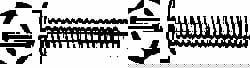 Machine Screw: #2-56 x 1/4