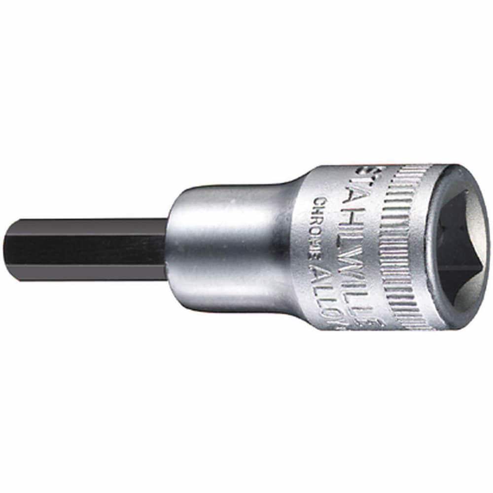 Hand Hex & Torx Bit Sockets; Socket Type: Metric Hex Bit Socket ; Hex Size (mm): 5.000 ; Insulated: No ; Tether Style: Not Tether Capable ; Material: Chrome Alloy Steel ; Finish: Chrome-Plated