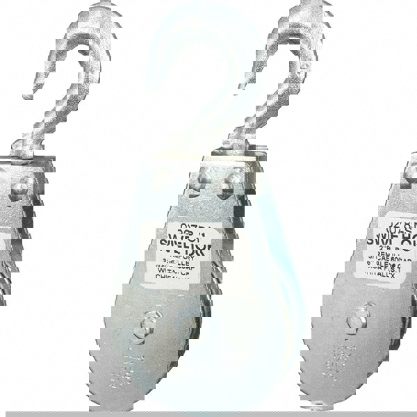 600 Lbs. Load Limit, Swivel Hook Block