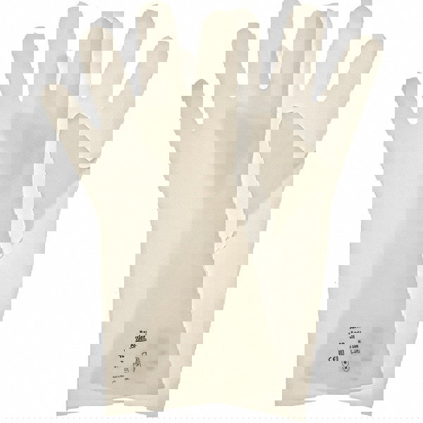 Series 02-100 Chemical Resistant Gloves: 2.50 Thick, Unsupported,