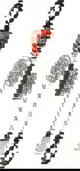 Manual Mini-Ratchet Lever Hoist: 550 lb Working Load Limit, 5' Max Lift