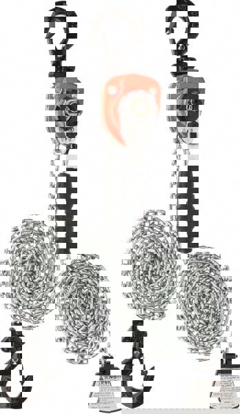 Manual Mini-Ratchet Lever Hoist: 550 lb Working Load Limit, 10' Max Lift