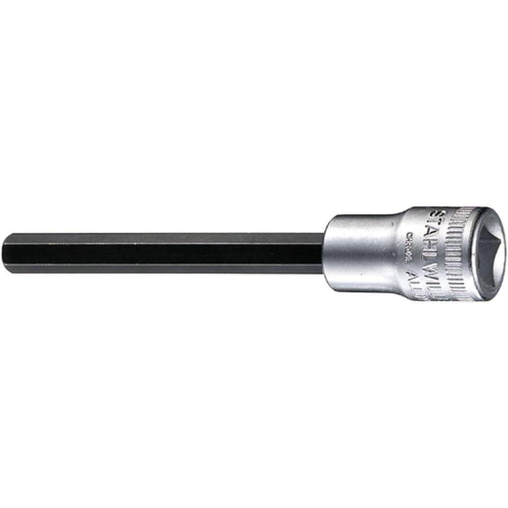 Hand Hex & Torx Bit Sockets; Socket Type: Metric Long Hex Bit Socket ; Hex Size (mm): 7.000 ; Insulated: No ; Tether Style: Not Tether Capable ; Material: Chrome Alloy Steel ; Finish: Chrome-Plated