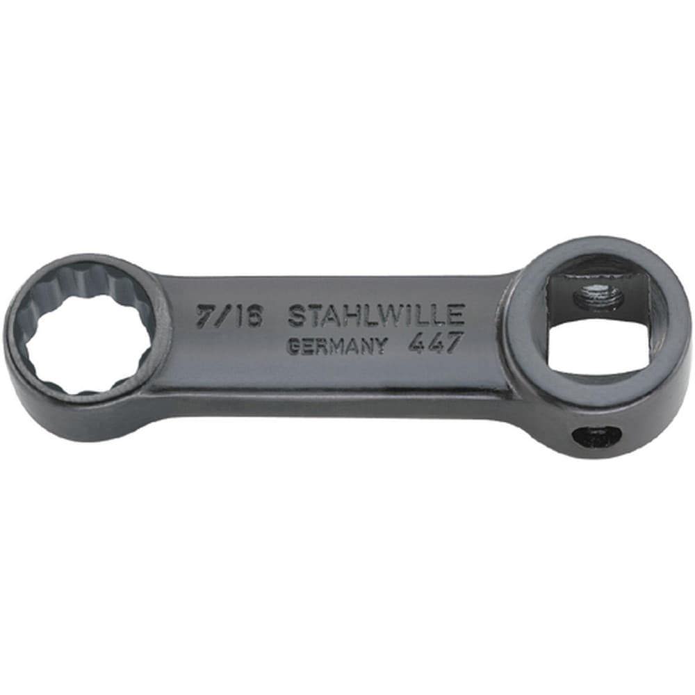 Box Wrenches; Wrench Type: Flat Ring Box End Wrench ; Size (mm): 13 ; Double/Single End: Single ; Wrench Shape: Straight ; Material: Steel ; Finish: Plain