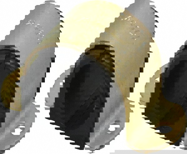 1 Pipe, Steel, Zinc Plated Pipe Strap with Cushion