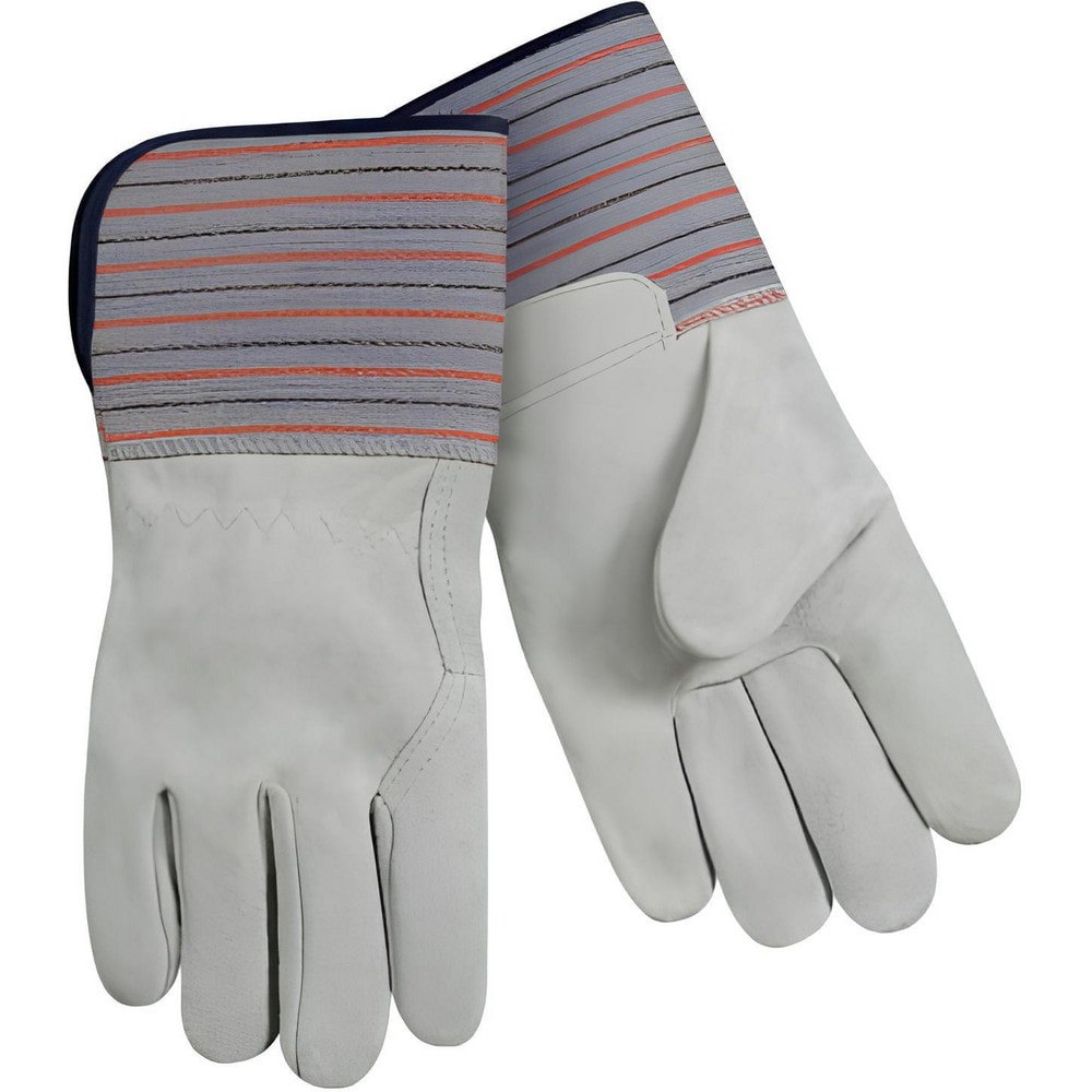 General Purpose Work Gloves: Large, Cowhide & Kevlar (Stitch)