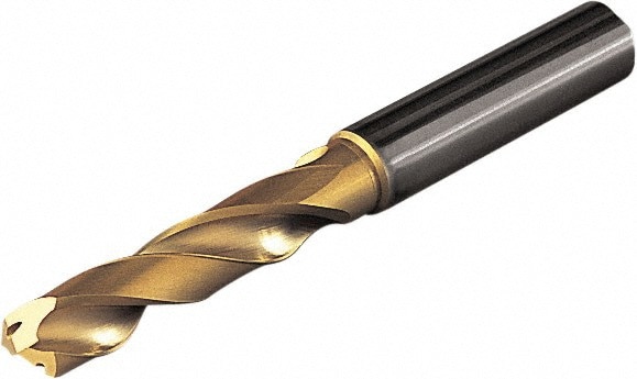 Screw Machine Length Drill Bit: 12.00 mm Dia, 140 deg Point, Solid Carbide
