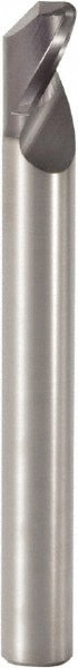 Corner Radius End Mill: 11 mm Dia, 13 mm LOC, 0.5 mm Radius, 1 Flute, Solid Carbide