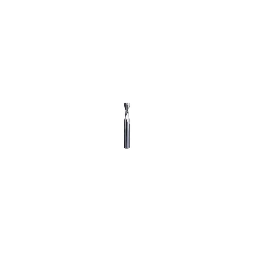 Corner Radius End Mill: 5 mm Dia, 8 mm LOC, 0.1 mm Radius, 2 Flutes, Solid Carbide