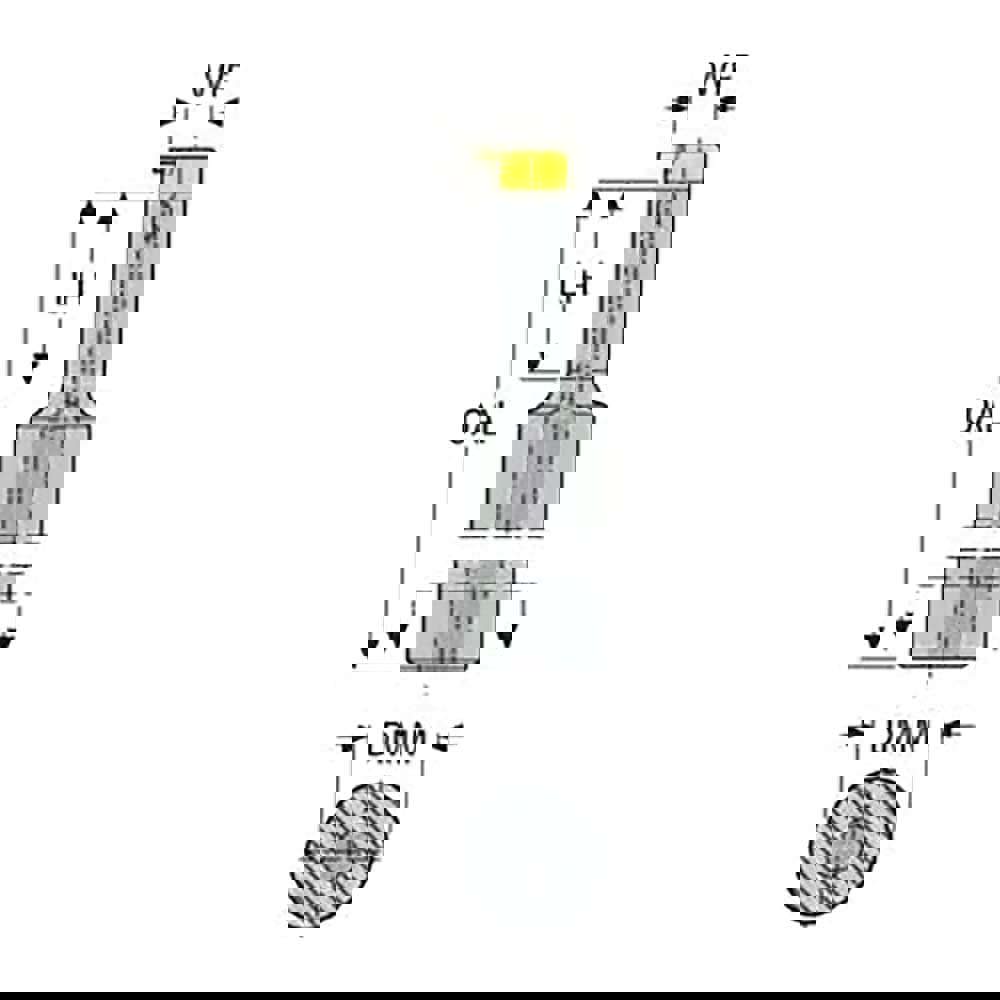 Indexable Boring Bar: A10G-SGXN08-078-R, 0.315