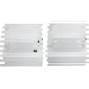 60 in. x 30 in. Soaker Alcove Bathtub with Right Drain in White