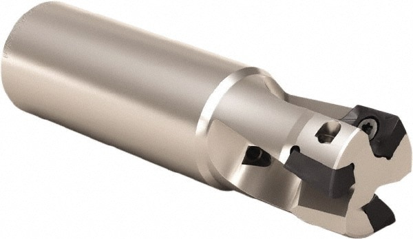 Indexable Square-Shoulder End Mill: R217.69-2525.3-12-3AN, 25 mm Cut Dia, 11 mm Max Depth of Cut, 25 mm Dia Weldon Flat Shank
