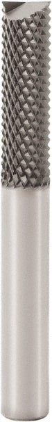 Diamond Pattern Router Bit: 12 mm Dia, 12 mm Shank Dia, End Mill