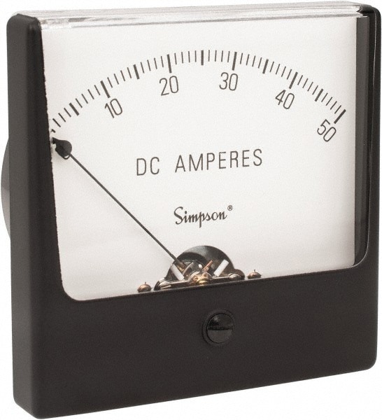 Analog, DC Ammeter, Panel Meter