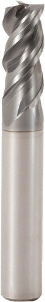 Square End Mill: 2.00 mm Dia, 5.00 mm LOC, 3 Flute, Solid Carbide