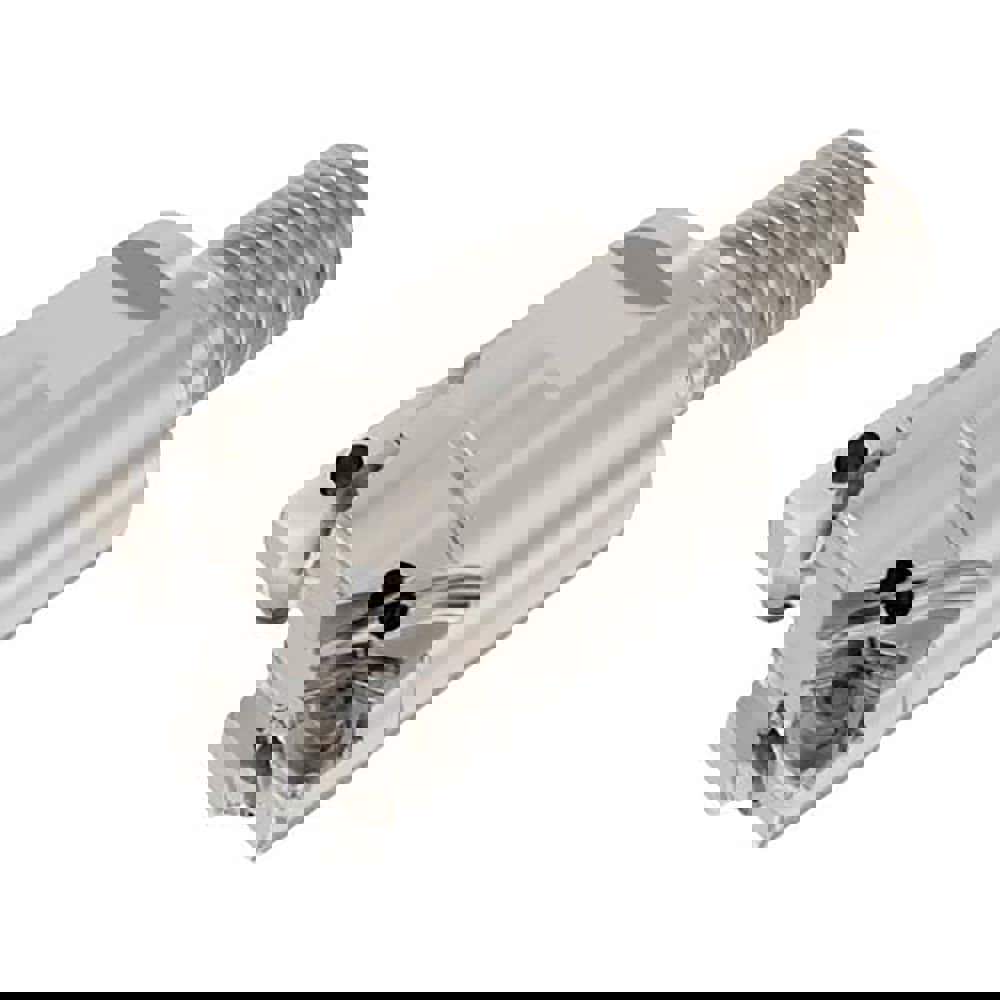 Indexable Square-Shoulder End Mill: R217.96-1225.RE-04-4A, 25 mm Cut Dia, 4 mm Max Depth of Cut, M12 Modular Connection Shank