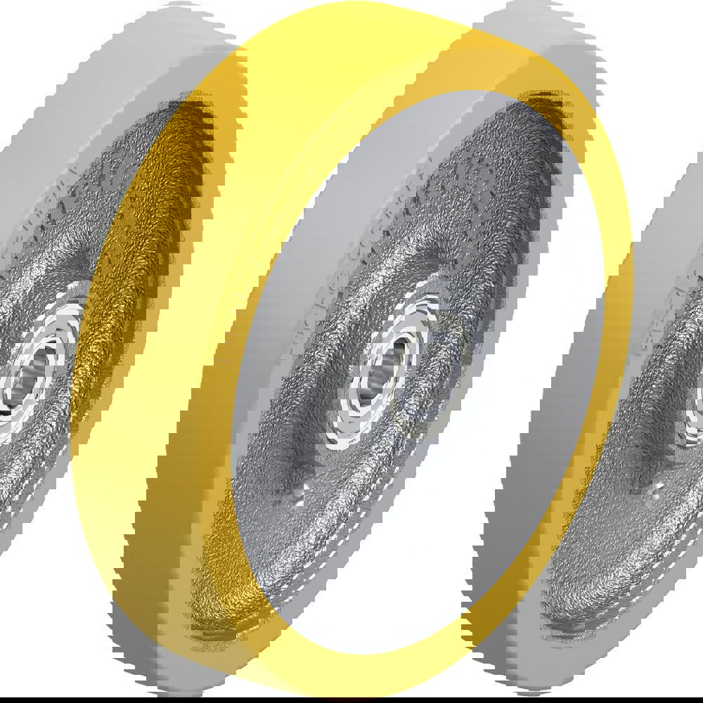Caster Wheels; Wheel Type: Rigid; Swivel ; Wheel Diameter (Inch): 8 ; Bearing Type: Ball ; Wheel Width (Inch): 2 ; Wheel Core Material: Cast Iron ; Wheel Material: Polyurethane