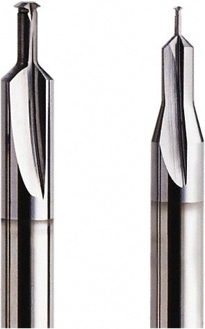 Helical Flute Thread Mill: M2x0.4, Internal, 2 Flute, 3.00 mm Shank Dia