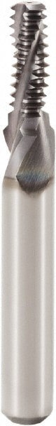 Helical Flute Thread Mill: 9/16-12, Internal/External, 4 Flute, 14.00 mm Shank Dia, Solid Carbide