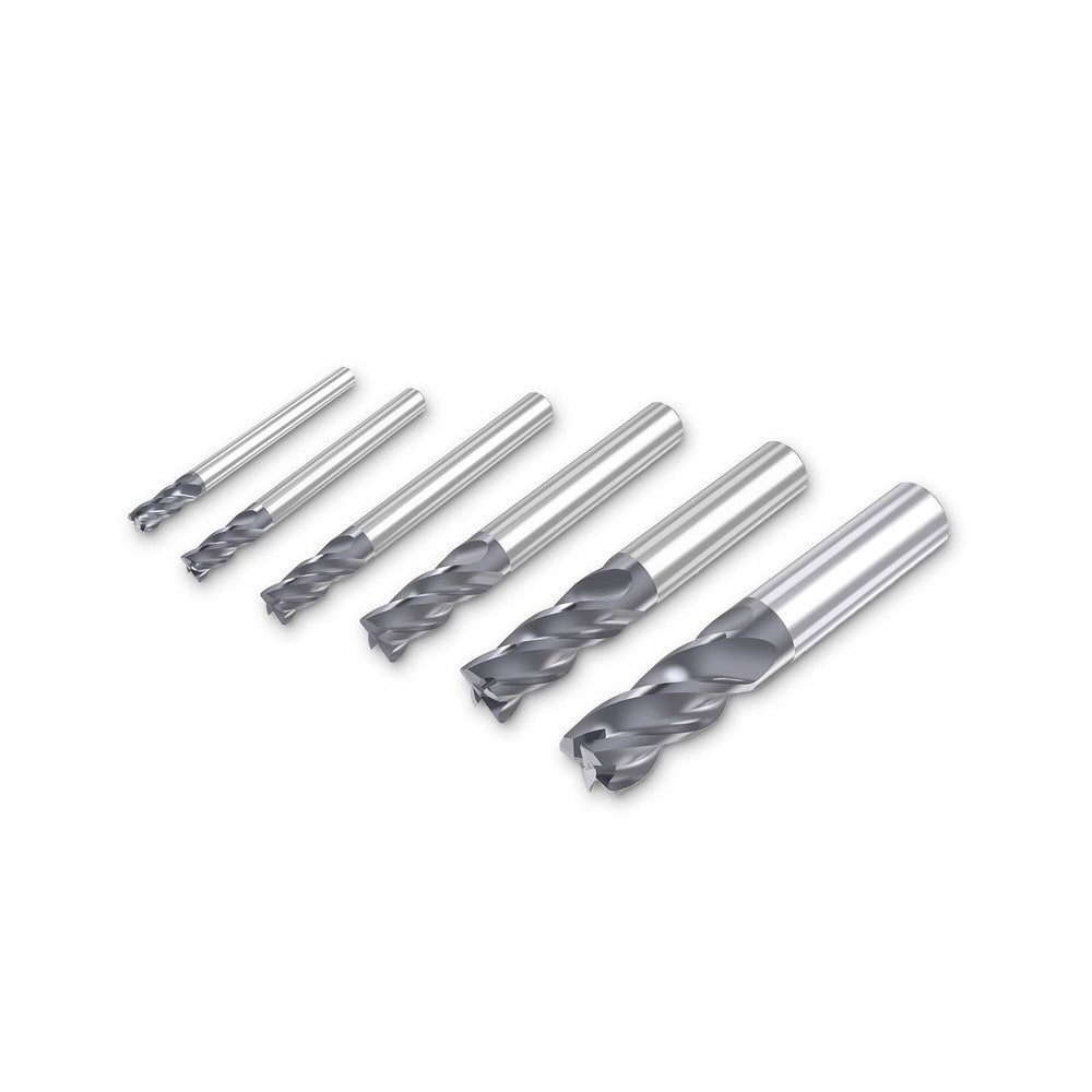 End Mill Set: 1/8 to 1/2