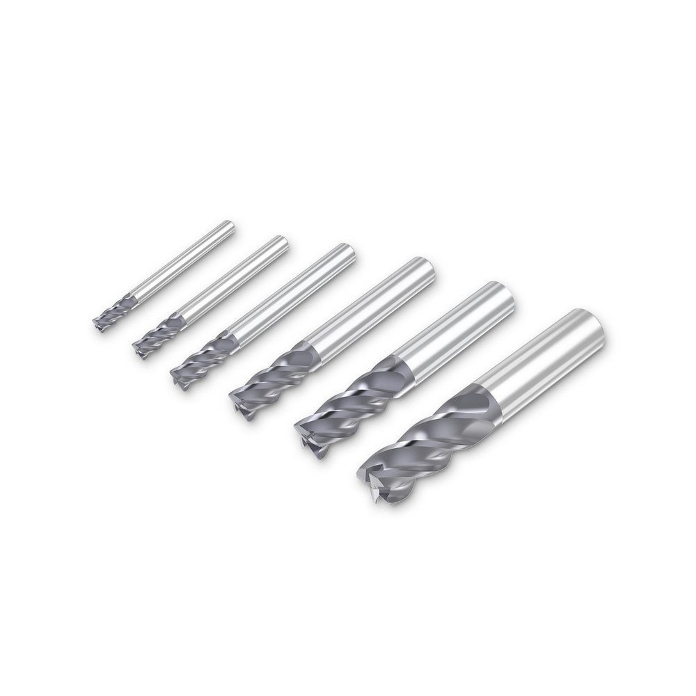End Mill Set: 1/8 to 1/2