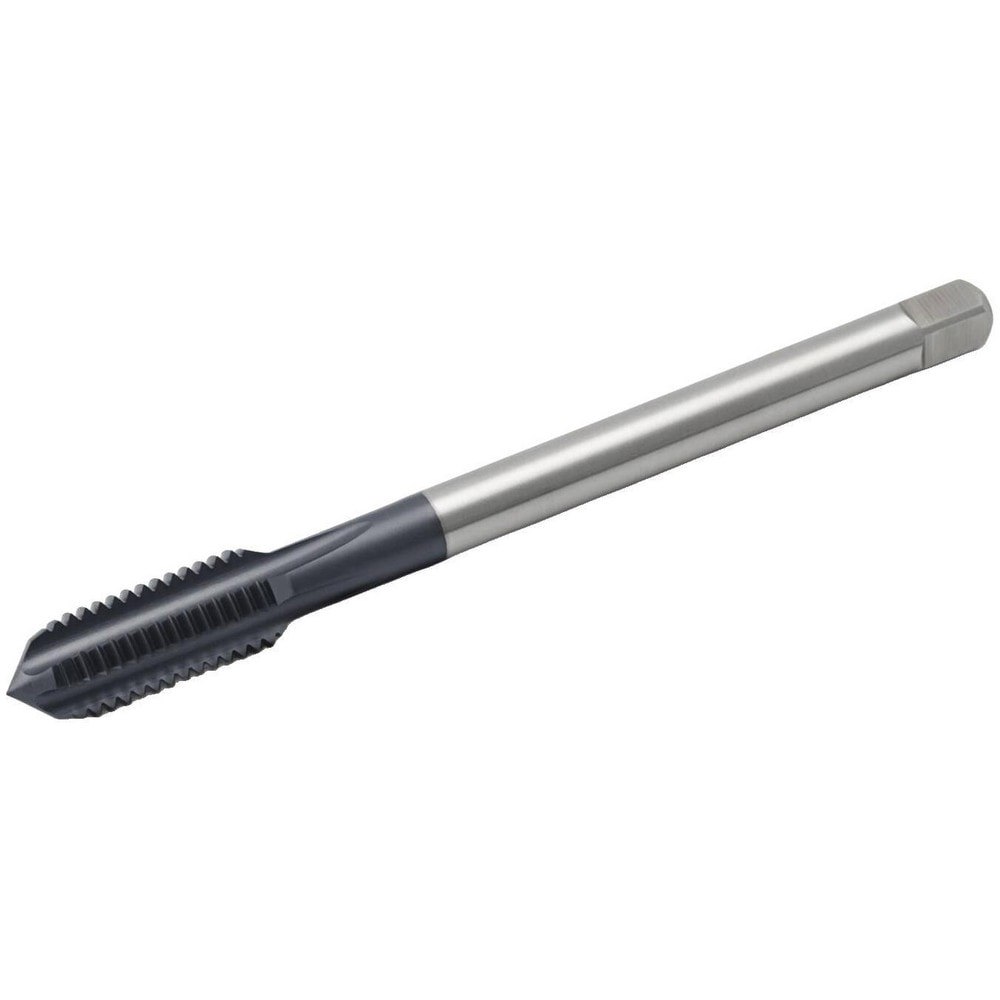 Straight Flute Tap: M39x4 Metric, 4 Flute, Modified Bottoming Chamfer, 6HX Class of Fit, Powdered Metal, TiAlN Finish