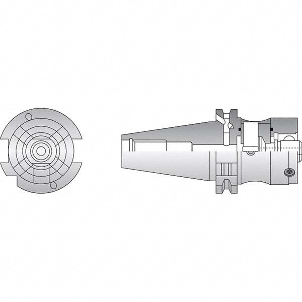 50mm Diam Radial Clamp CAT45 Shank Modular Reamer Body