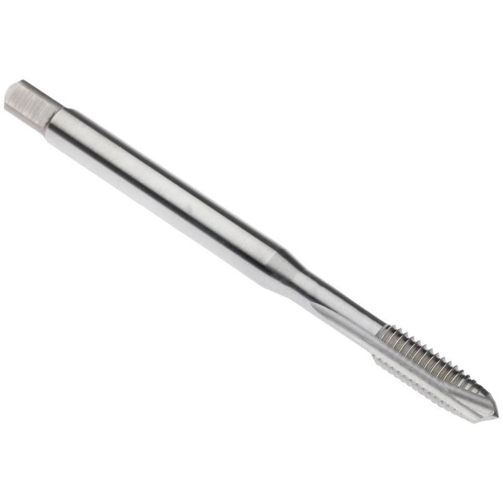 Spiral Point Tap: M6x1 Metric, 3 Flutes, Plug Chamfer, 6H Class of Fit, High-Speed Steel-E, Bright/Uncoated