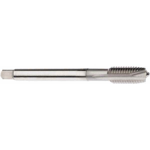 Spiral Point Tap: M12 x 1.75, Metric, 3 Flutes, Plug, 6H, Cobalt, Bright Finish