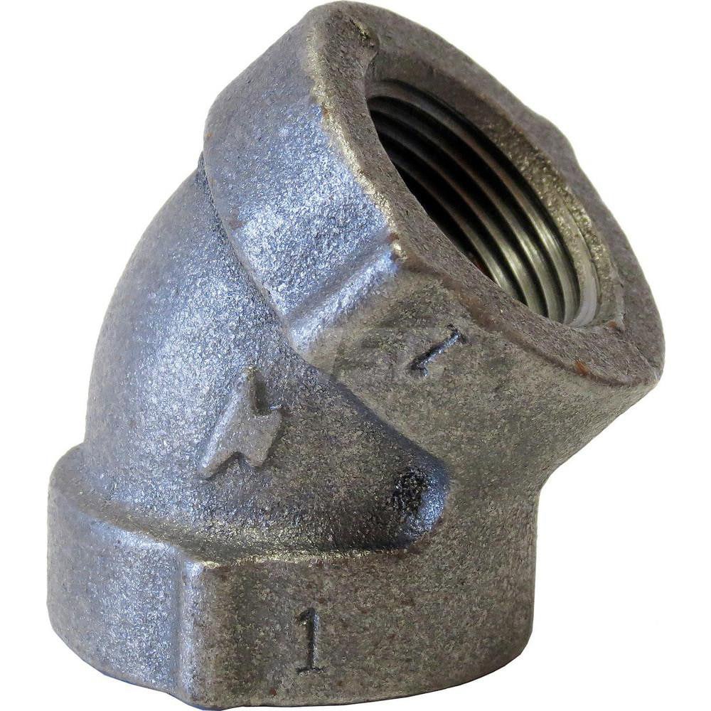 Black 45 &deg; Elbow: 6