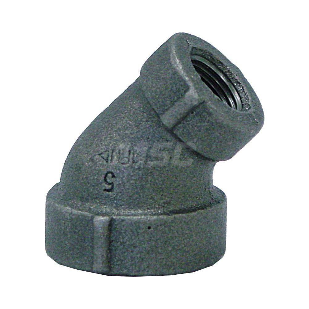 Black 45 &deg; Elbow: 1 x 1/2