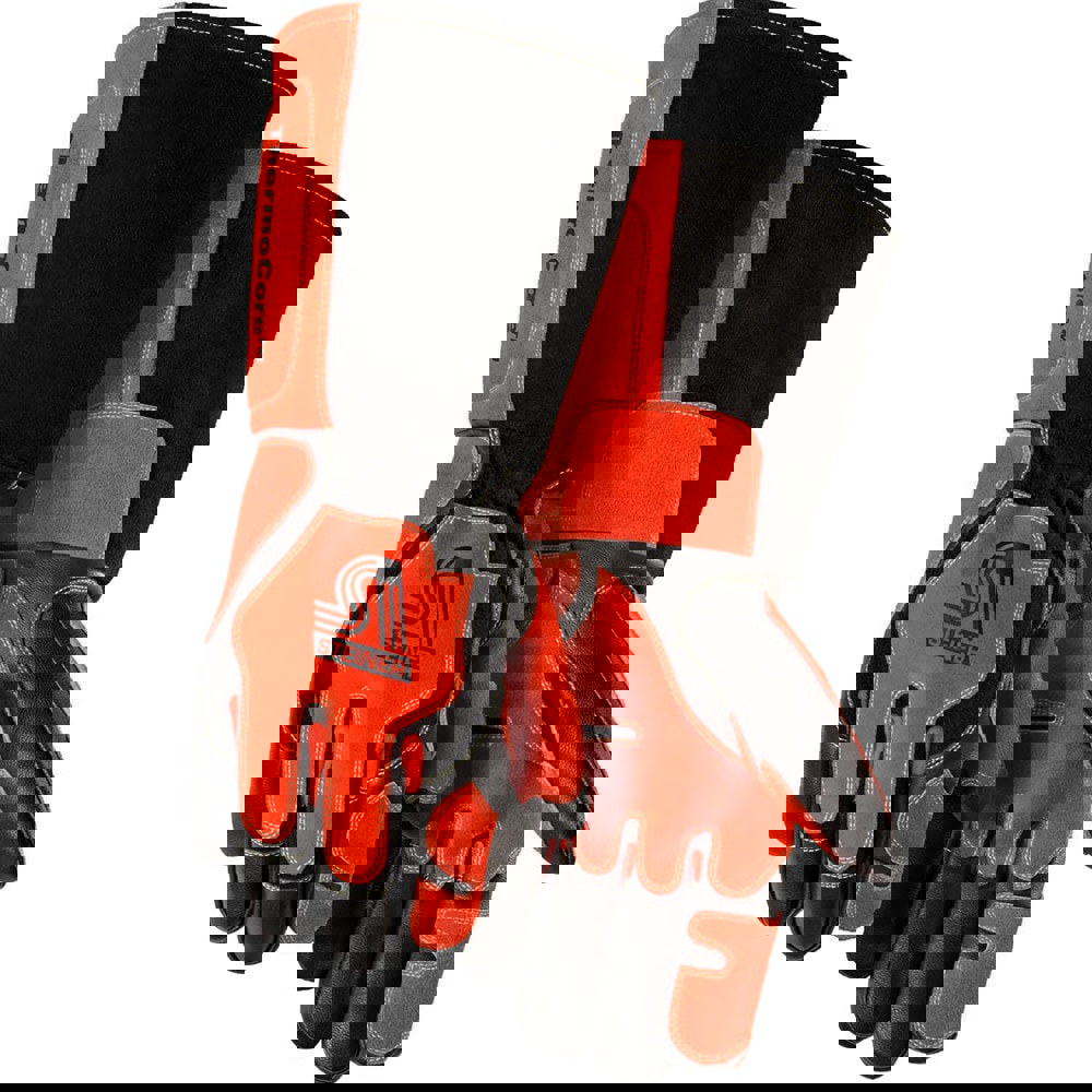 Welding Gloves: Size Small, Uncoated, MIG Welding & Stick Welding Application