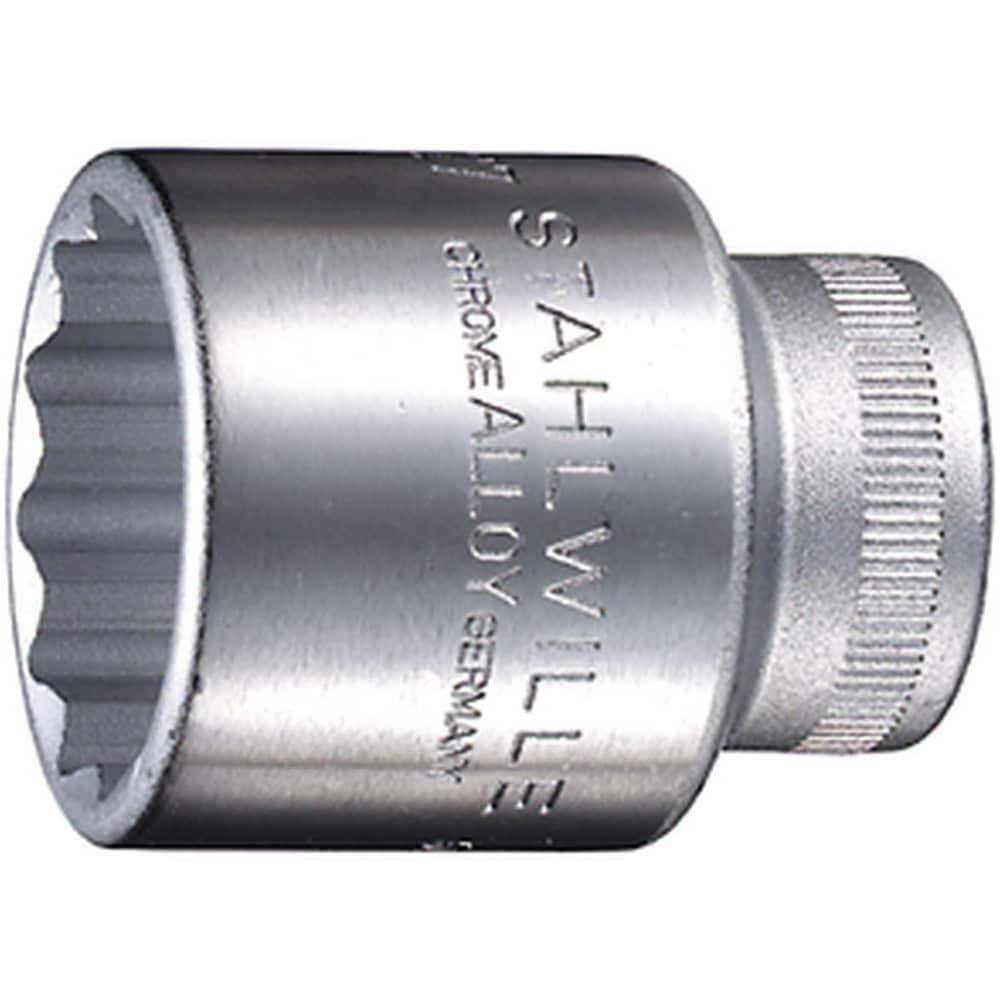 Hand Sockets; Socket Type: Standard ; Drive Size: 1/2in (Inch); Socket Size (mm): 23 ; Drive Style: Hex ; Number Of Points: 12 ; Overall Length (Decimal Inch): 1.6600