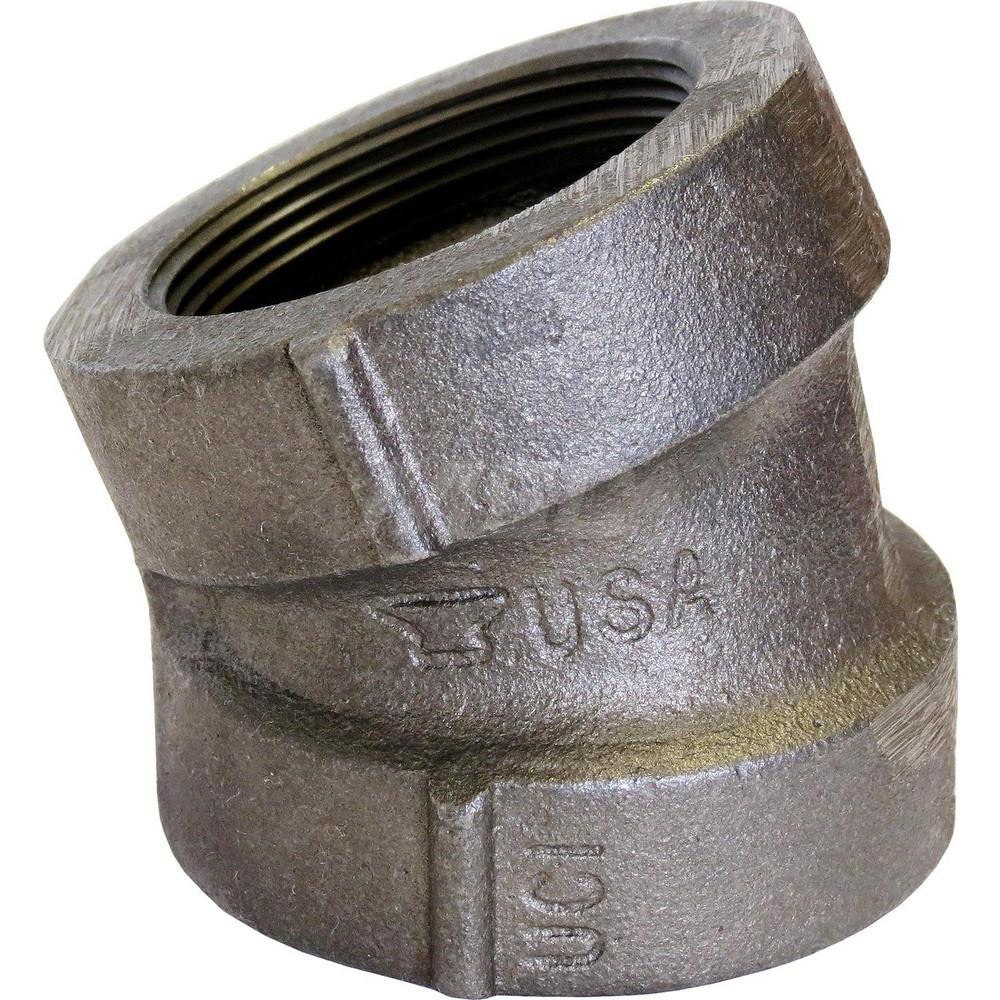 Black 22-1/2 &deg; Elbow: 1-1/2