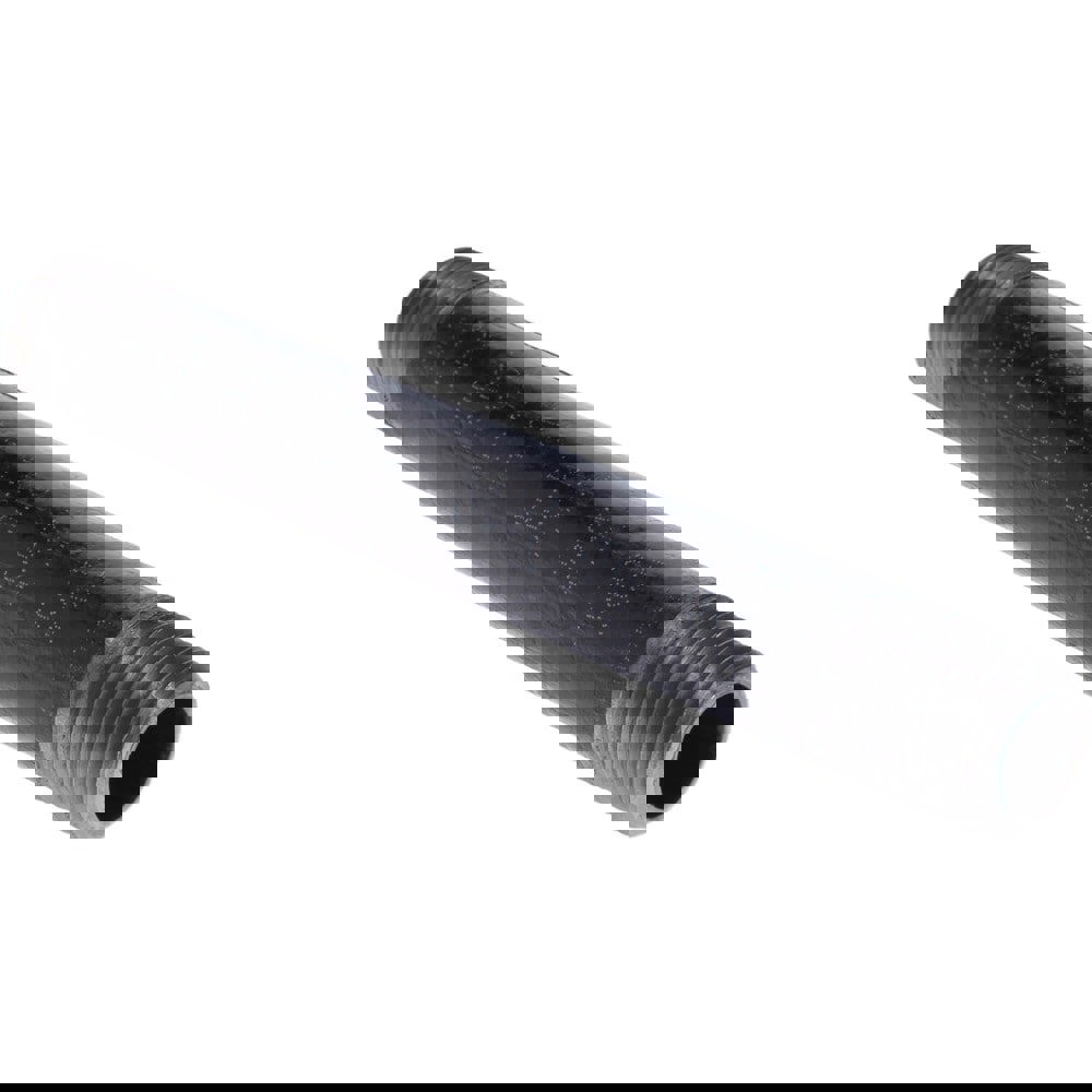 Black Pipe Nipple: 1/2