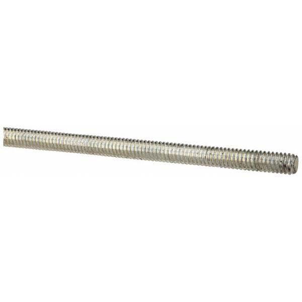 Threaded Rod: #8-32, 3' Long, Low Carbon Steel