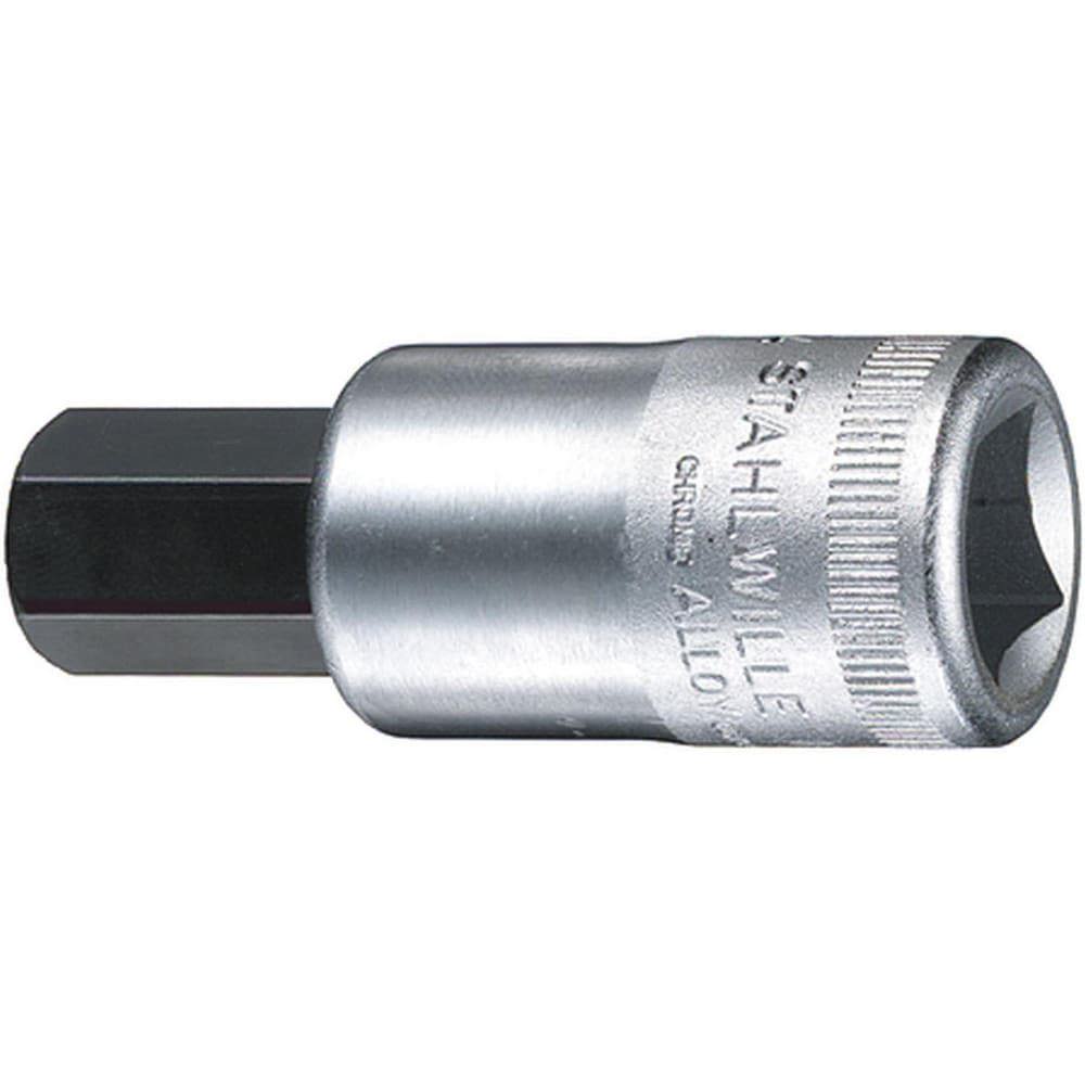 Hand Hex & Torx Bit Sockets; Socket Type: Metric Hex Bit Socket ; Hex Size (mm): 17.000 ; Insulated: No ; Tether Style: Not Tether Capable ; Material: Chrome Alloy Steel ; Finish: Chrome-Plated