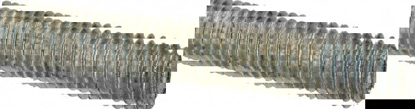 Threaded Rod: 3/8-16, 2' Long, Low Carbon Steel