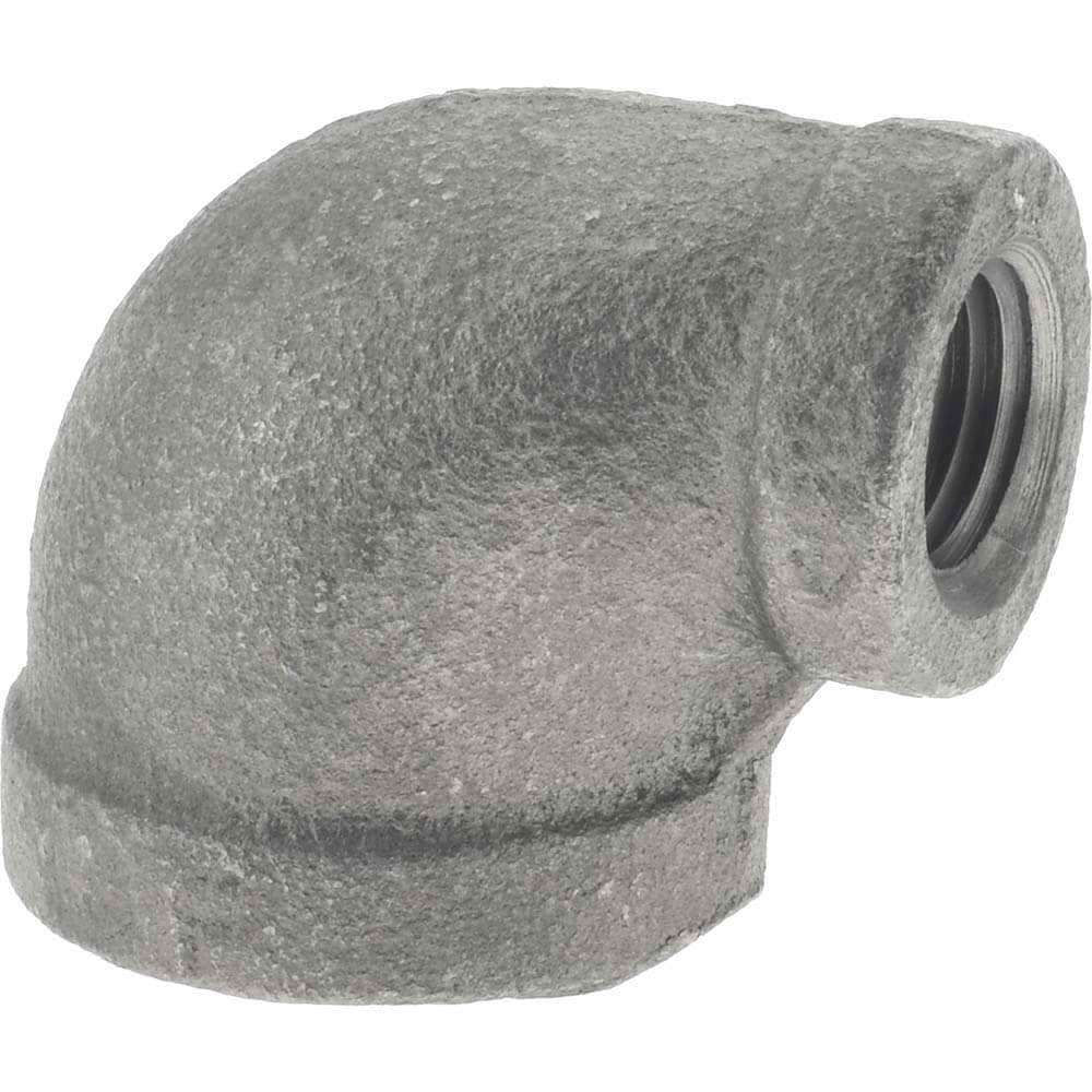 Black 90 &deg; Elbow: 1/2 x 1/4