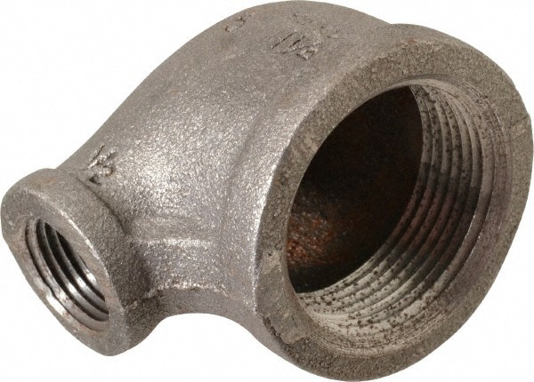 Black 90 &deg; Elbow: 1-1/4 x 1/2
