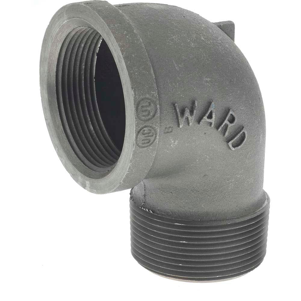 Black 90 &deg; Street Elbow: 2-1/2