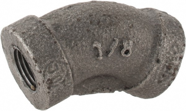 Black 45 &deg; Elbow: 1/8