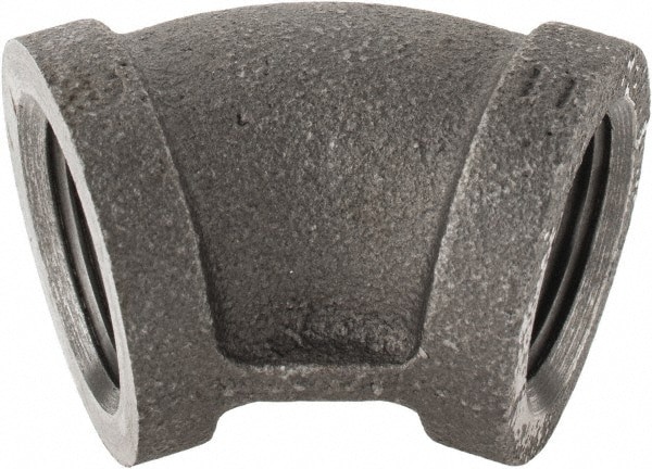Black 45 &deg; Elbow: 3/4