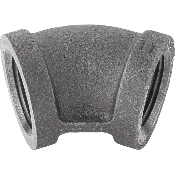 Black 45 &deg; Elbow: 1