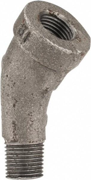 Black 45 &deg; Street Elbow: 1/8