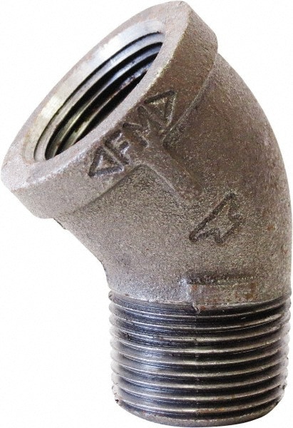 Black 45 &deg; Street Elbow: 1