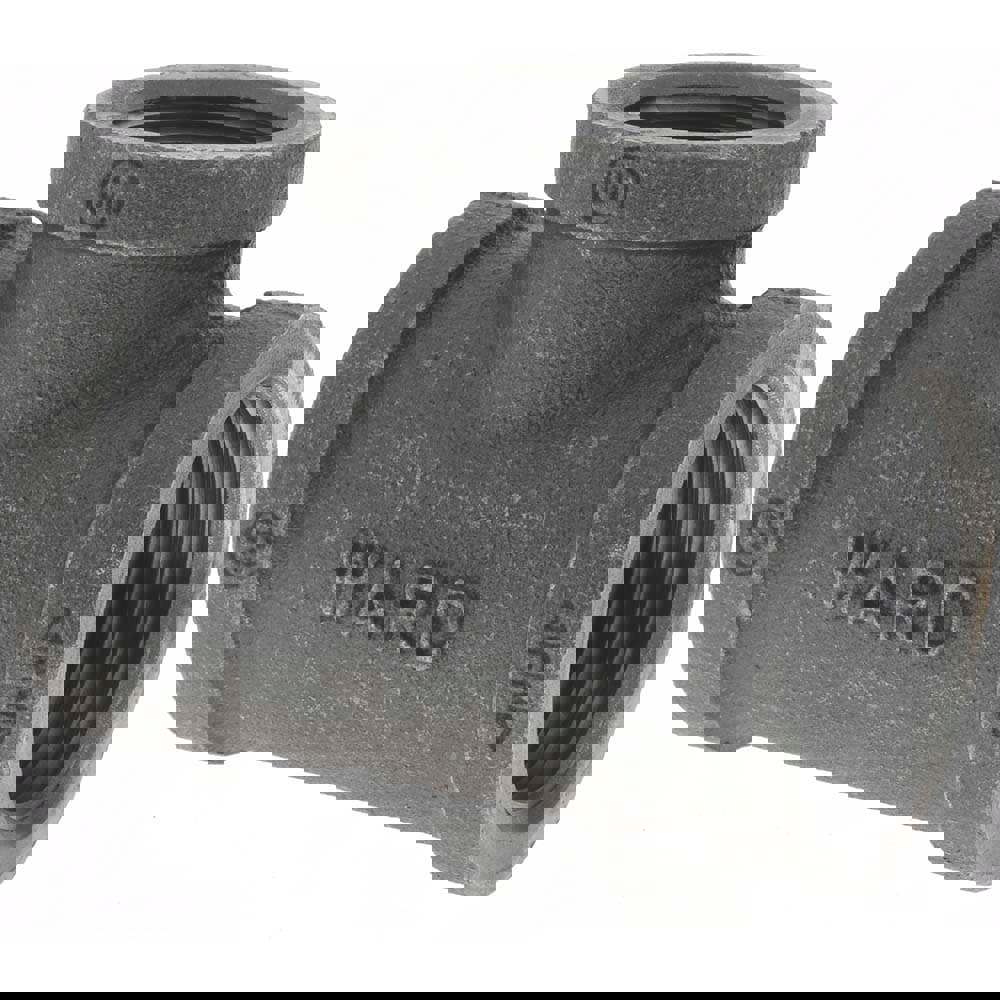 Black Tee: 1-1/4 x 1-1/4 x 1